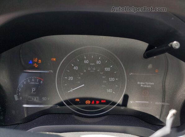 3CZRU5H5XLM700449 2020 HONDA HR-V Gray ხელსაწყოთა პანელის ხედი