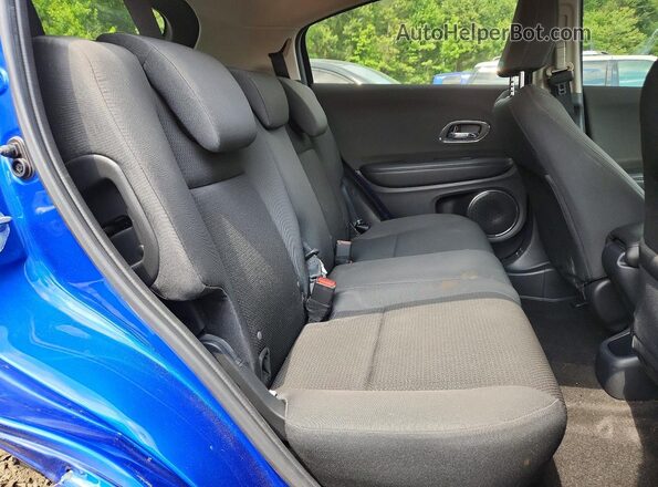 3CZRU5H5XMM730505 2021 HONDA HR-V Blue უკანა სალონის ხედი