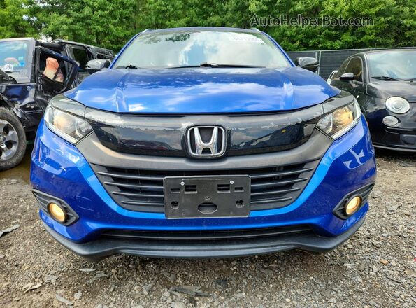 3CZRU5H5XMM730505 2021 HONDA HR-V Blue წინა ხედი