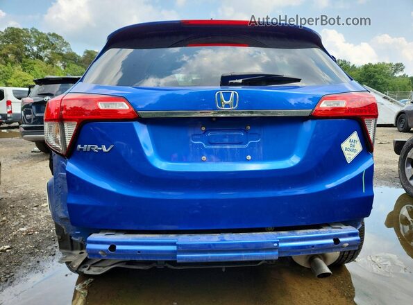 3CZRU5H5XMM730505 2021 HONDA HR-V Blue უკანა ხედი