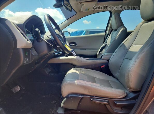3CZRU5H71KM714319 2019 HONDA HR-V Gray Вид салону спереду