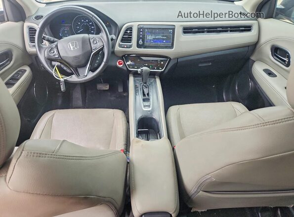 3CZRU5H71KM714319 2019 HONDA HR-V Gray Вид панелі приладів