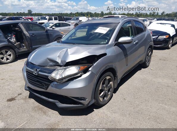 3CZRU5H72JM708253 2018 HONDA HR-V Silver წინა მარცხენა ხედი სამი მეოთხედიდან