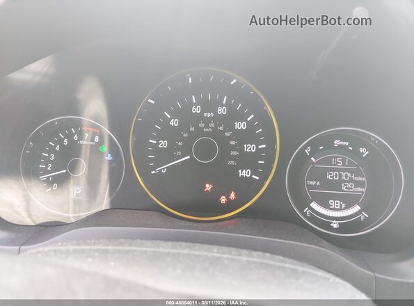 3CZRU5H72JM708253 2018 HONDA HR-V Silver უკანა სავარძლების ხედი