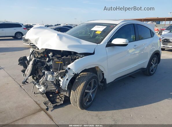 3CZRU5H72NM718786 2022 HONDA HR-V White Առջևի ձախ երեք քառորդ տեսարան