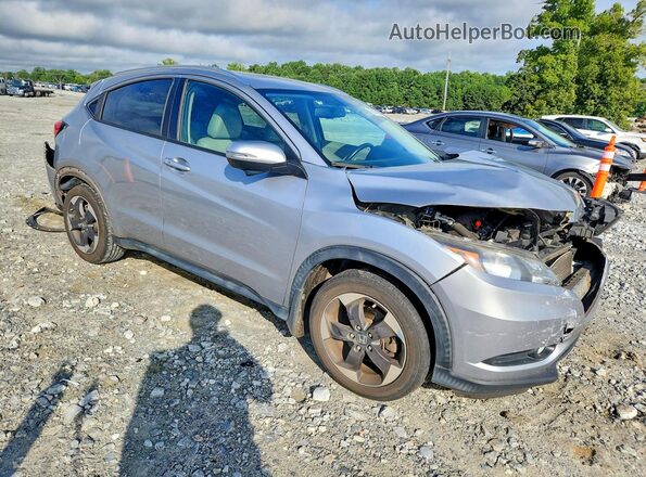 3CZRU5H74JM701031 2018 HONDA HR-V Серебряный Передняя правая четверть