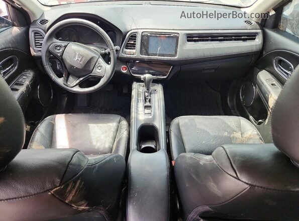 3CZRU5H75HM700058 2017 HONDA HR-V Gray Widok deski rozdzielczej