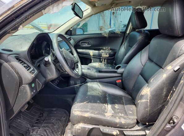 3CZRU5H75HM700058 2017 HONDA HR-V Gray Widok wnętrza z przodu