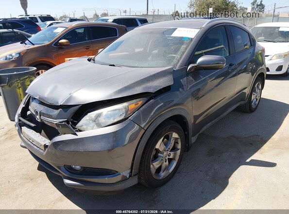 3CZRU5H76HM704782 2017 HONDA HR-V Gray Przód lewy