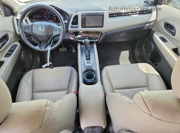 3CZRU5H76HM715538 2017 HONDA HR-V White Вид панелі приладів