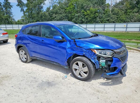 3CZRU5H76KM711111 2019 HONDA HR-V Blue Передня права чверть