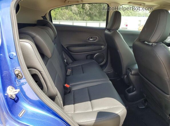 3CZRU5H76KM711111 2019 HONDA HR-V Blue Вид задньої частини салону