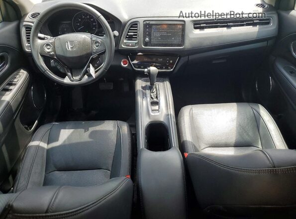 3CZRU5H76KM711111 2019 HONDA HR-V Blue Вид панелі приладів