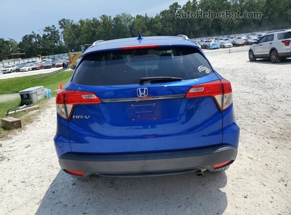 3CZRU5H76KM711111 2019 HONDA HR-V Blue Вид ззаду