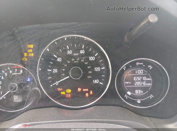 3CZRU5H78HM711233 2017 HONDA HR-V Black Vista de los asientos traseros