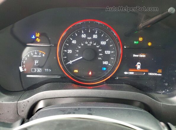 3CZRU5H79MM724485 2021 HONDA HR-V White Vista del cuadro de instrumentos