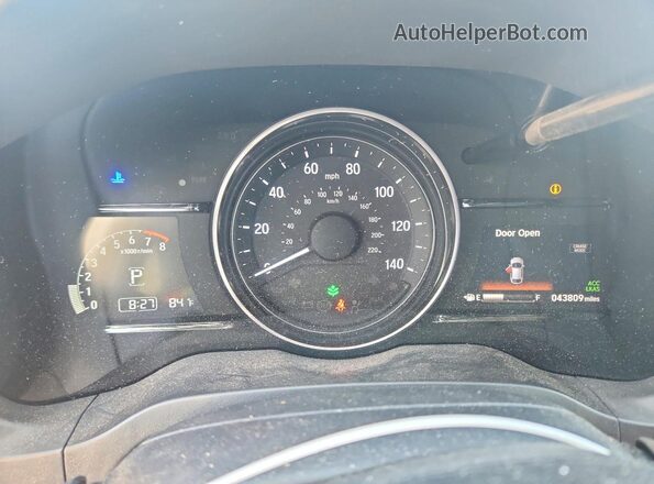 3CZRU5H79NM723418 2022 HONDA HR-V Blue Instrument cluster view