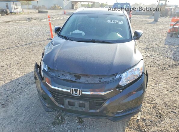 3CZRU5H7XJM700997 2018 HONDA HR-V Black Front view
