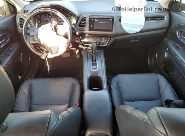 3CZRU5H7XJM700997 2018 HONDA HR-V Black Dashboard view