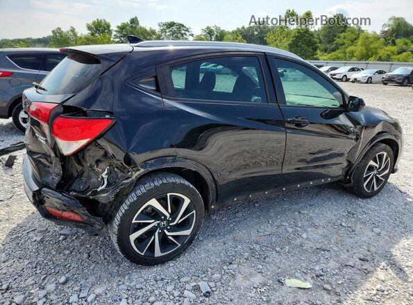 3CZRU6H10KG716935 2019 HONDA HR-V Black Rear right