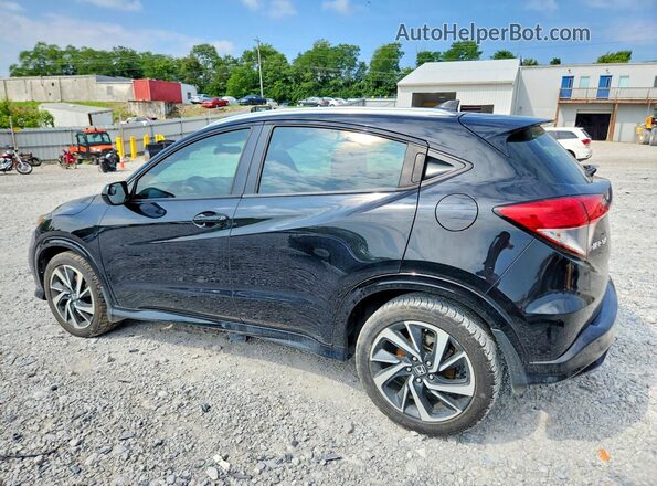 3CZRU6H10KG716935 2019 HONDA HR-V Black Rear left