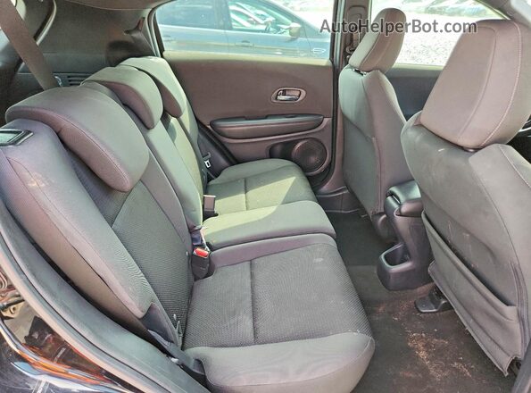3CZRU6H10KG716935 2019 HONDA HR-V Black Rear interior view