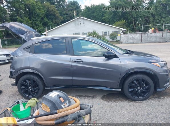 3CZRU6H10NM707402 2022 HONDA HR-V Gray 360 interior view