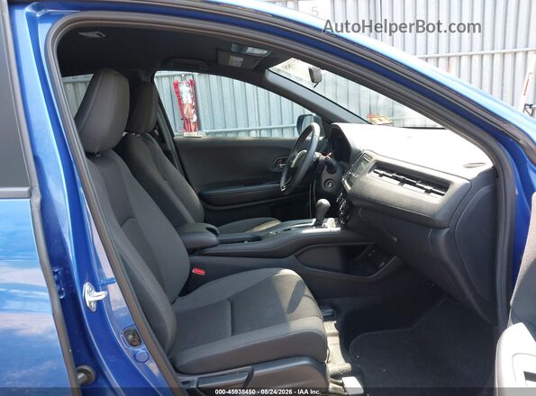 3CZRU6H11MM728631 2021 HONDA HR-V Blue Vista interior delantera
