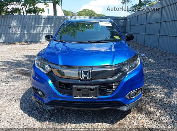 3CZRU6H11MM728631 2021 HONDA HR-V Blue Vista del cuadro de instrumentos