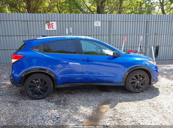 3CZRU6H11MM728631 2021 HONDA HR-V Blue Vista interior trasera