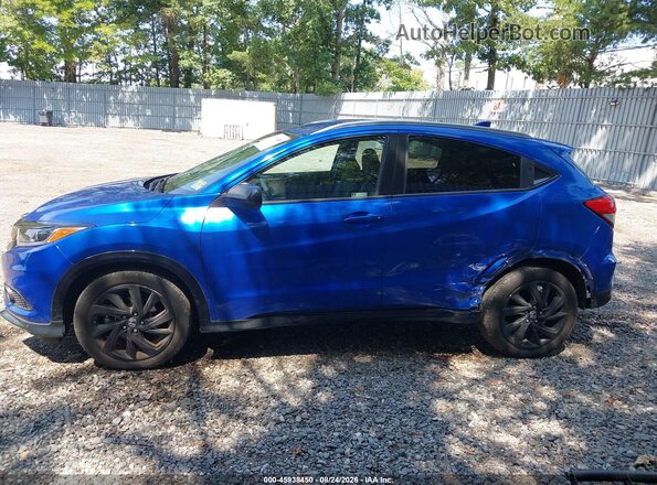 3CZRU6H11MM728631 2021 HONDA HR-V Blue Vista interior de 360 grados