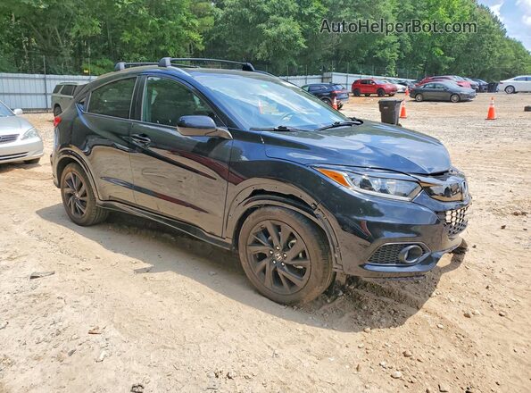 3CZRU6H11MM736440 2021 HONDA HR-V Black Передня права чверть