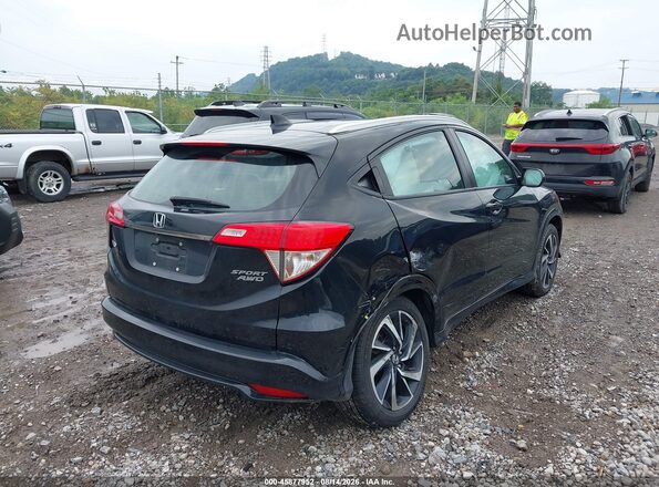 3CZRU6H12KG712322 2019 HONDA HR-V Black Trasero derecho