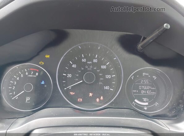 3CZRU6H12KG712322 2019 HONDA HR-V Black Vista de los asientos traseros