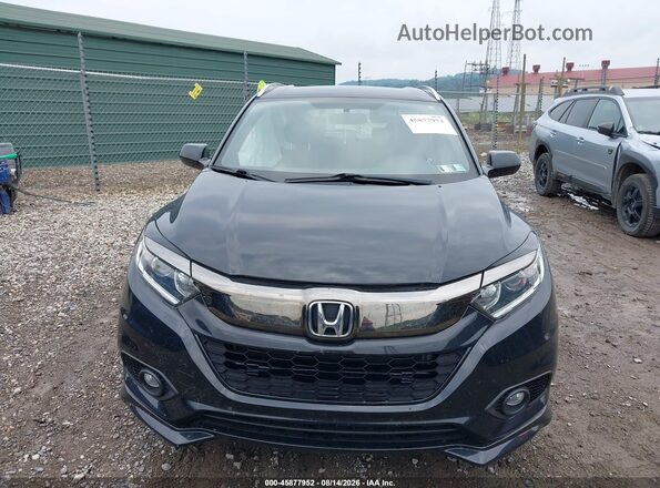 3CZRU6H12KG712322 2019 HONDA HR-V Black Vista del cuadro de instrumentos