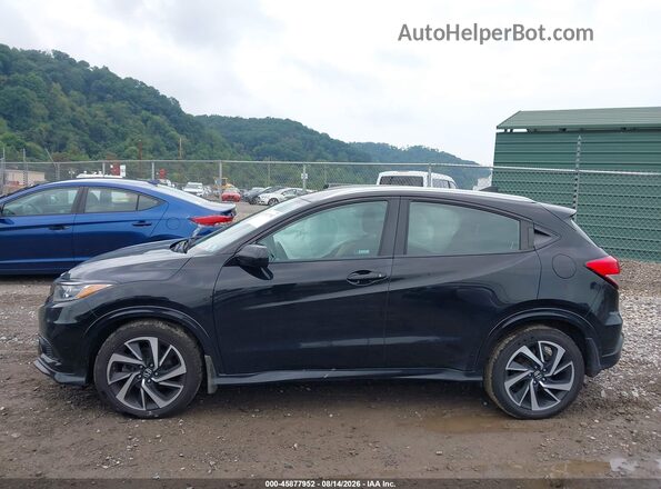 3CZRU6H12KG712322 2019 HONDA HR-V Black Vista interior de 360 grados