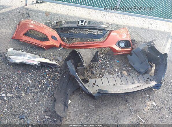 3CZRU6H12LM708466 2020 HONDA HR-V Orange Instrument cluster view