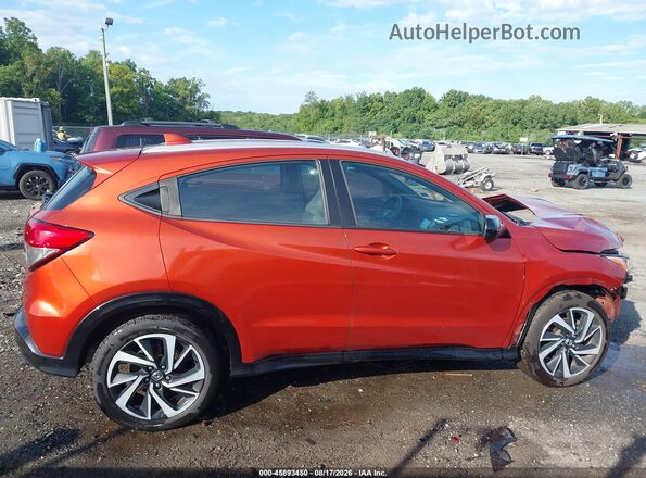 3CZRU6H12LM708466 2020 HONDA HR-V Orange 360 interior view