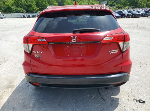 3CZRU6H13NM762152 2022 HONDA HR-V Red Widok z tyłu