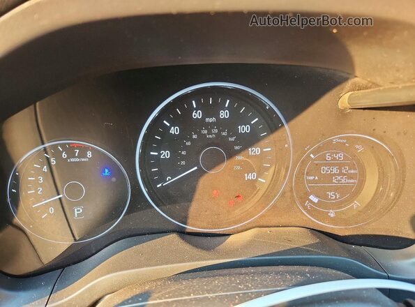 3CZRU6H14NM727944 2022 HONDA HR-V Red Vista del cuadro de instrumentos