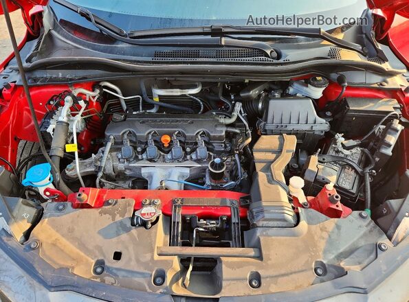 3CZRU6H14NM727944 2022 HONDA HR-V Red Vista del compartimento del motor