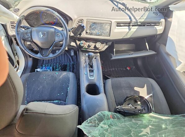 3CZRU6H16KM736298 2019 HONDA HR-V White წინა პანელის ხედი