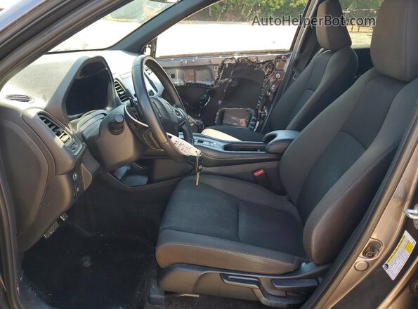 3CZRU6H16MM728303 2021 HONDA HR-V Gray წინა სალონის ხედი