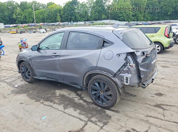 3CZRU6H16NM715312 2022 HONDA HR-V Gray Trasero izquierdo