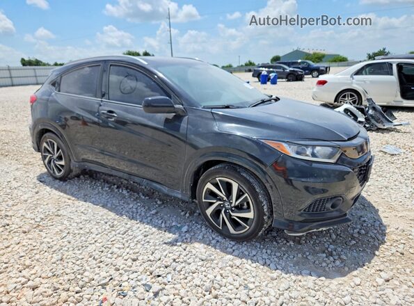 3CZRU6H17KM726427 2019 HONDA HR-V Black Front right