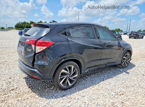3CZRU6H17KM726427 2019 HONDA HR-V Black Rear right