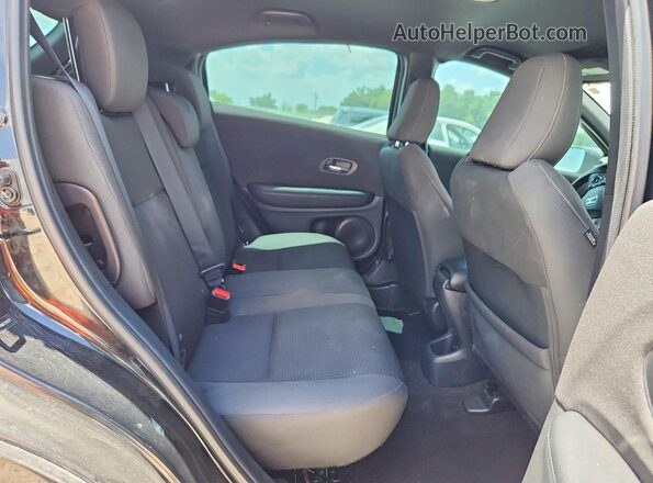3CZRU6H17KM726427 2019 HONDA HR-V Black Rear interior view