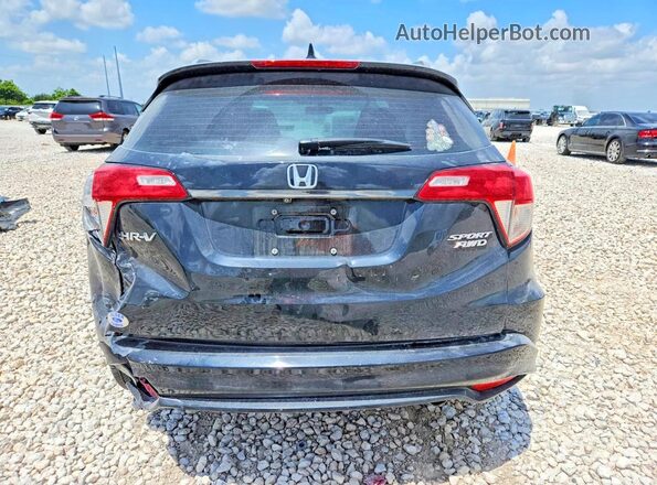 3CZRU6H17KM726427 2019 HONDA HR-V Black Rear view
