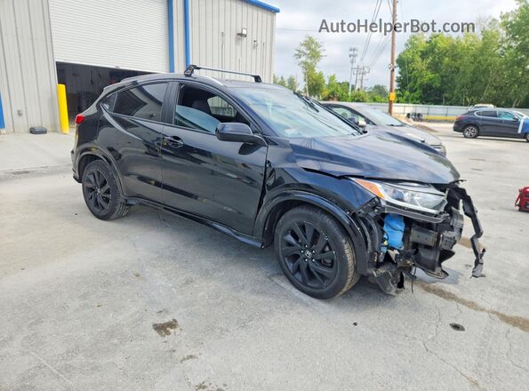 3CZRU6H17MM701272 2021 HONDA HR-V Black Առջևի աջ
