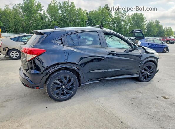 3CZRU6H17MM701272 2021 HONDA HR-V Black Հետևի աջ